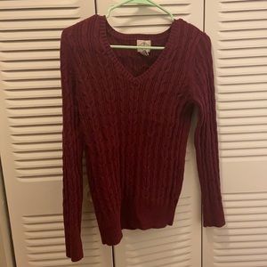 Maroon V Neck St. John’s Bay Sweater